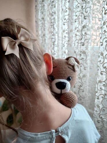 pepco plišane igračke: Najslađi prijatelj 🐾 Heklani meda 🐻 Napravljena je od pamučnog — 2