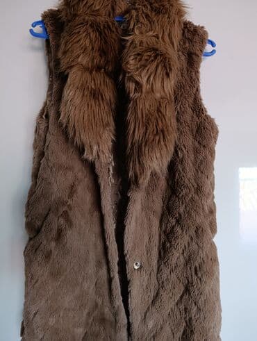 crop top c a: M (EU 38), Veštačko krzno, bоја - Braon — 1
