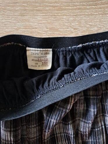 karirane sive pantalone: Zara, Mini, 164-170, bоја - Šareno — 3