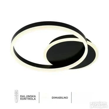 led lampe na punjenje: Plafonjera, bоја - Crna, Novo — 4