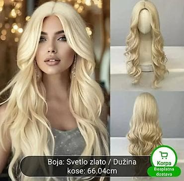 torbice za devojke: Perike – različiti modeli i boje - Tip: ravne duge perike za žene i — 6