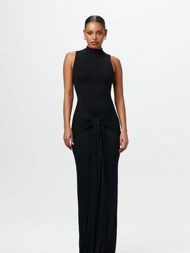 mango haljine crna gora: 2XL (EU 44), color - Black, Cocktail, With the straps — 8