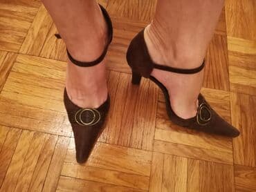 mokasine od prevrnute koze: Sandals, 36 — 5