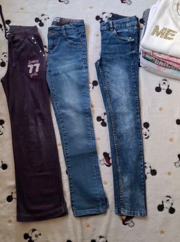 svecane bele haljine: Bundle: Sweatshirts, Jeans, T-shirts, For girls, age: 9-10 years — 7