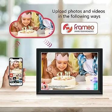 subotica kamere: HIK digitalni foto i video ram – 1920×1280 Full HD sa Frameo — 6