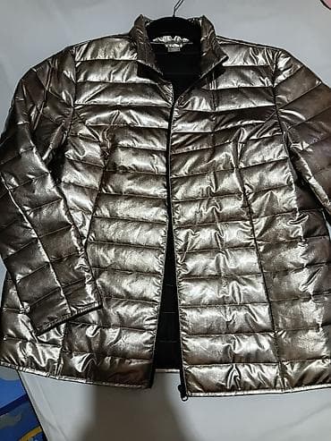 nike jordan jakna: Ženska prošivena jakna – metalik bronzana xl i jace moze 60 poluobim — 6