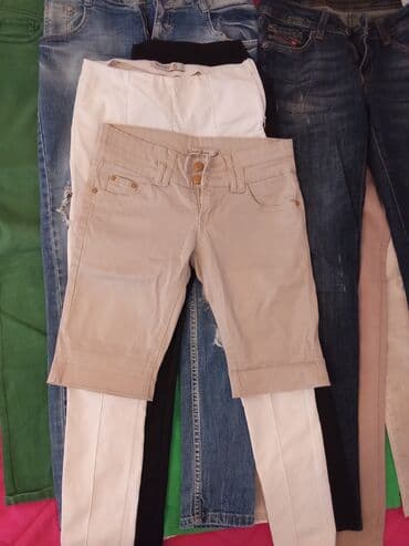 surplus pantalone: Cotton, Regular rise, Skinny — 8