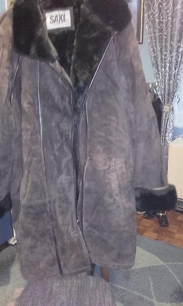 kaputi mona 2024: Muški kaput od prave jagnjeće kože (shearling) – SAKL - Materijal — 3