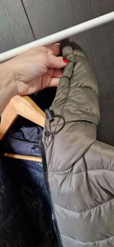 Farmerke: Zimska jakna S, Pierre Cardin, bоја - Maslinasto zelena — 6