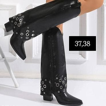 Trainers: High boots, color - Black — 4