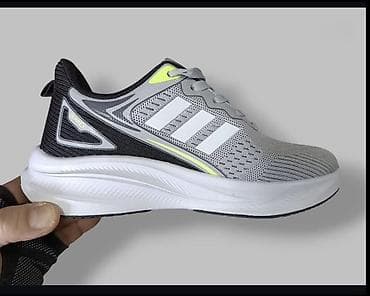 Patike za trčanje – sivo/crne sa belim detaljima - Sportska patika sa