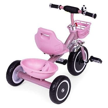 poni za skakanje: Tricikl sa korpom ECOTOYS – WQL-1999 PINK-250 Roze dečiji tricikl sa — 5