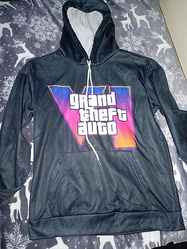 pantalone za plažu: GTA VI dukserica s kapuljačom – veličina XL - Crna dukserica sa — 3