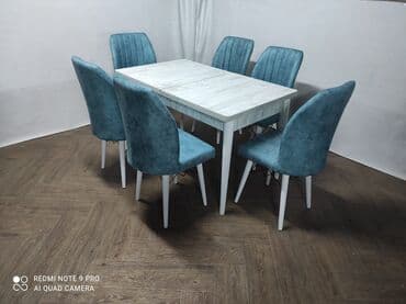 Sets of table and chairs: Cena kompleta 285€ 💵💸 🔹Stolica 🔹Boja -Tamno siva 🔹Materijal-metalni — 3