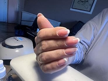 asos novi sad: Usluga manikira – prirodan gel/gel-lak i francuski stil povoljno — 3