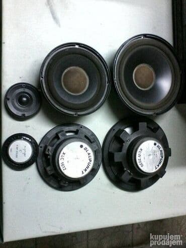 stara singer masina cena: Blaunpukt-6 zvucnika-4 skretnice-daska; sve ispravno -basovi 8 — 1