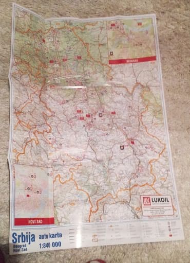 how i met your mother sve epizode sa prevodom: Auto karta Srbije. Auto karta Srbije Lukoil. 1:840000, uvećani Novi — 7
