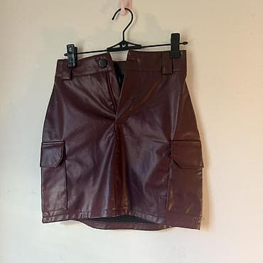 Muška odeća: Set mini suknji – 4 komada - Materijali: veštačka koža (tri modela) i — 6