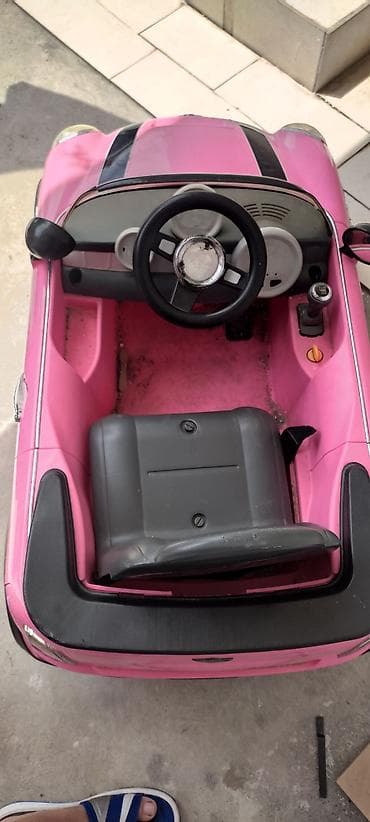 igracka na engleskom: Električni automobil za decu – Mini Cooper, roze boje sa crnim — 8