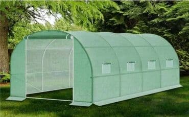 bastenska garnitura: Aga Plastenik-Plastenici-Staklenici-Staklenik, 4x3x2m Lako se sklapa i — 1