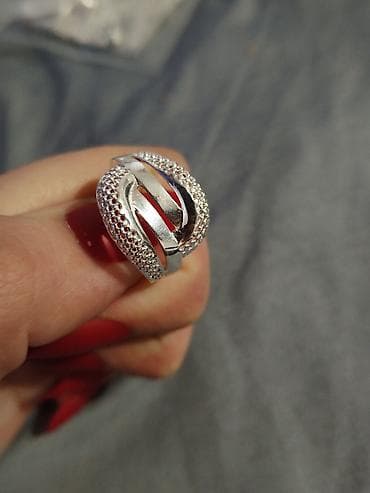 burma prsten: Srebrni prsten vel 18mm — 2