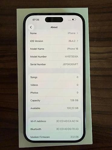 cena prevoda auta: Apple Iphone 16 128gb u fabrickom stanju ✓Boja Crna  ✓Nikada nije — 6