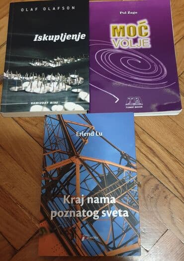 elektricni tricikl novi sad: -ISKUPLJENJE-OLAF OLAFSON -MOC VOLJE-POL ZAGO -KRAJ NAMA POZNATOG — 1