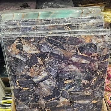 Home Decor: Dekorativne PVC samolepljive ploče/paneli sa efektom mermera 60x60cm — 4