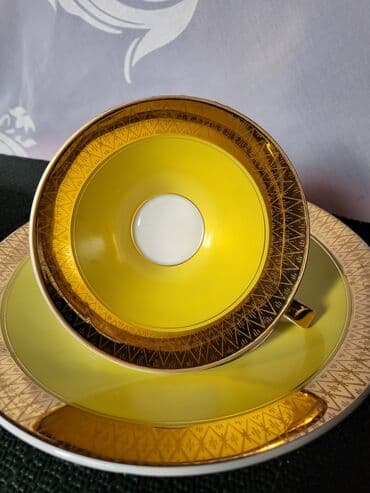 porcelanske solje za caj: Set porcelanski Gehren Istocna Nemacka 60,70te. Set nigde — 6