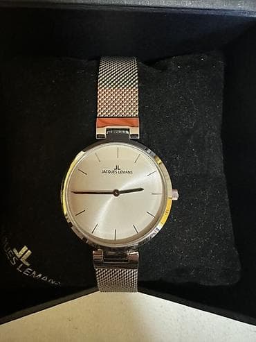 Jacques Lemans elegantni ručni sat – minimalistički dizajn u srebrnoj