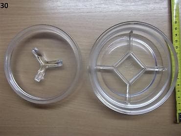 Ostali medicinski proizvodi: Stomatološke posude II Petri šolje Podeljene petri šolje Inox opal — 2