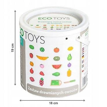 ikea kutije za odlaganje igracaka: SET OD 20 DELOVA DRVENO VOĆE – ECO TOYS Šifra proizvoda: TL8 Set — 2