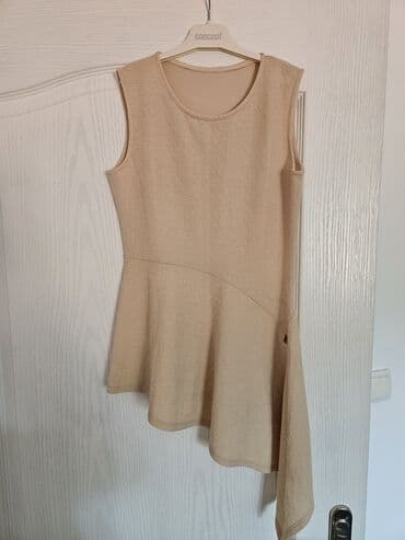 tunika fon: XS (EU 34), S (EU 36), Polyester, Single-colored, color - Beige — 7