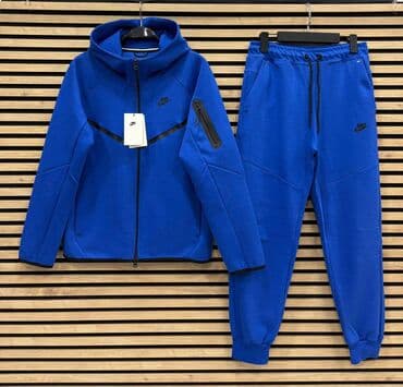 crno sivi tech fleece: Komplet, 2XL (EU 56), L (EU 52), M (EU 50), Nike, bоја - Šareno, Flis — 2