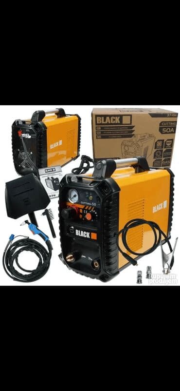 elektricarski alat: Plazma Sekač BLACK 50A Model 37416 Sadržaj paketa: 1 BLACK plazma — 1
