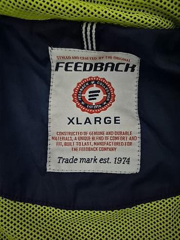 replay sandale na platformu: Muška lagana jakna Feedback – veličina XL - Boja: tamnoplava spolja — 2