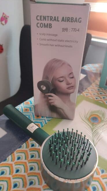 elektricni masazer za celulit iskustva: Јединствени дизајн: 3Д масажна четка за косу са ваздушним јастуком — 4