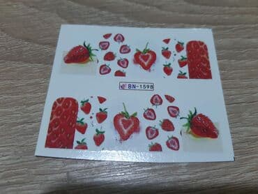 Nega noktiju: Vockice vodene slicice za nokte 
Cena za komad 20din — 6