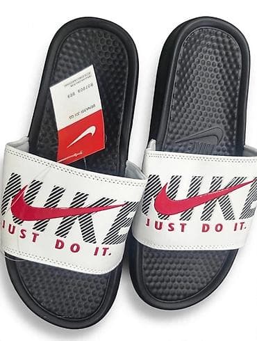 diesel sandale: Nike papuče – Just Do It - Model: klasične klizne papuče sa širokim — 1