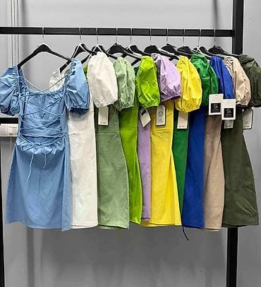 zara sandale na stiklu: Letnja mini haljina - Kroj: kratka, pripijena silueta sa naglašenim — 3