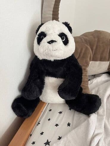 Igračke: Ikea Plišana igračka panda Kramig - Slatka plišana panda u crno-beloj