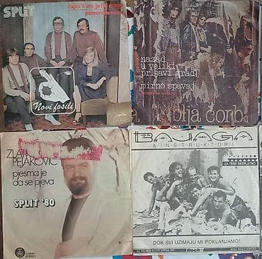 decije harmonike nove: Sedam singl gramofonskih ploča. Nekorišćene, samo omoti malo pogužvani — 3