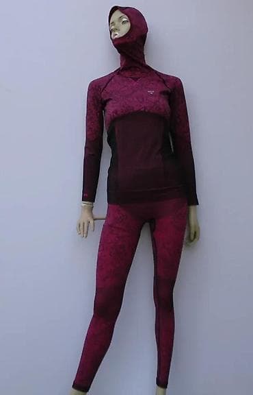 kupujem prodajem helanke: Ženski termo komplet koji uključuje gornji deo sa kapuljačom i duge — 2