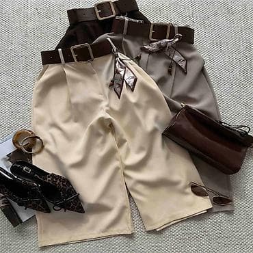 fred perry kosulje: Ženske bermude sa visokim strukom i širokim nogavicama do ispod — 8