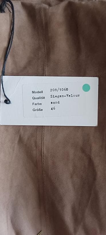 jakna od prevrnute koze: Ultsch Ledermode kožne pantalone - Materijal: Ziegen-Velour — 2