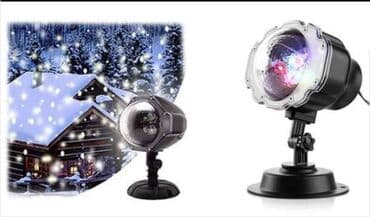 LED Projektor za Sneg NOV Snezne Pahulje za Novogodisnje i Bozicne — 1
