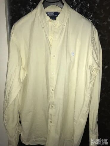 Košulja Na duge rukave, M, Ralph Lauren, bоја - Žuta, Pamuk