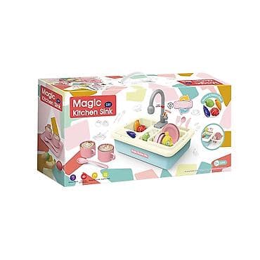 Jungle kuhinjski set – plastična sudopera za decu sa protočnom vodom na lalafo.rs Jungle kuhinjski set – plastična sudopera za decu sa protočnom vodom