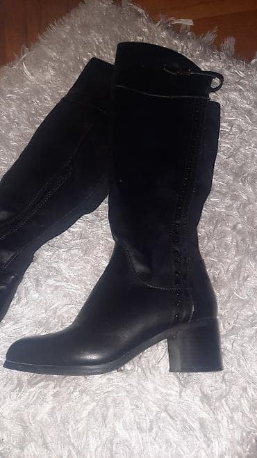 nike tech fleece l: Čizme, 37, bоја - Crna — 1