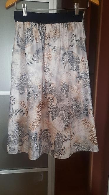 suknja sa tilom: M, Maksi, bоја - Siva — 4